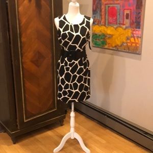 Giraffe print dress